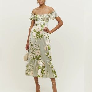 Reformation Sianna Silk Dress